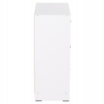 ΝΤΟΥΛΑΠΙ ΜΕ 4 ΑΠΟΘ.ΧΩΡΟΥΣ MATIN HM2479.01 SONAMA OAK-ΛΕΥΚΗ ΜΕΛΑΜΙΝΗ 80x39,5x99,5Υεκ