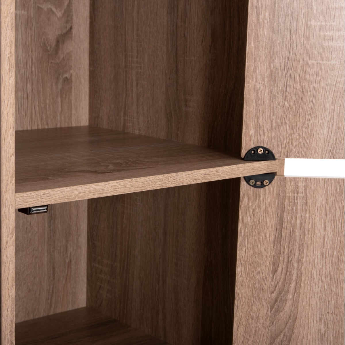 ΝΤΟΥΛΑΠΙ ΜΕ 4 ΑΠΟΘ.ΧΩΡΟΥΣ MATIN HM2479.02 SONAMA OAK ΜΕΛΑΜΙΝΗ 80x39,5x99,5Υεκ.