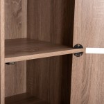 ΝΤΟΥΛΑΠΙ ΜΕ 4 ΑΠΟΘ.ΧΩΡΟΥΣ MATIN HM2479.02 SONAMA OAK ΜΕΛΑΜΙΝΗ 80x39,5x99,5Υεκ.