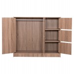 ΝΤΟΥΛΑΠΙ ΜΕ 4 ΑΠΟΘ.ΧΩΡΟΥΣ MATIN HM2480.02 SONAMA OAK ΜΕΛΑΜΙΝΗ 117x39,5x99,5Υεκ