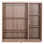 ΝΤΟΥΛΑΠΑ 3ΦΥΛΛΗ ΜΕ ΡΑΦΙΑ FUENTO HM2482.01 SONAMA OAK ΜΕΛΑΜΙΝΗ 120-116x40x123,5Υεκ.