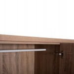 ΝΤΟΥΛΑΠΑ 3ΦΥΛΛΗ ΜΕ ΡΑΦΙΑ FUENTO HM2482.01 SONAMA OAK ΜΕΛΑΜΙΝΗ 120-116x40x123,5Υεκ.