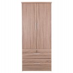 ΝΤΟΥΛΑΠΑ ΜΕ ΣΥΡΤΑΡΙΑ REINA HM2484.11 SONAMA OAK ΜΕΛΑΜΙΝΗ 80x48x183Υεκ.