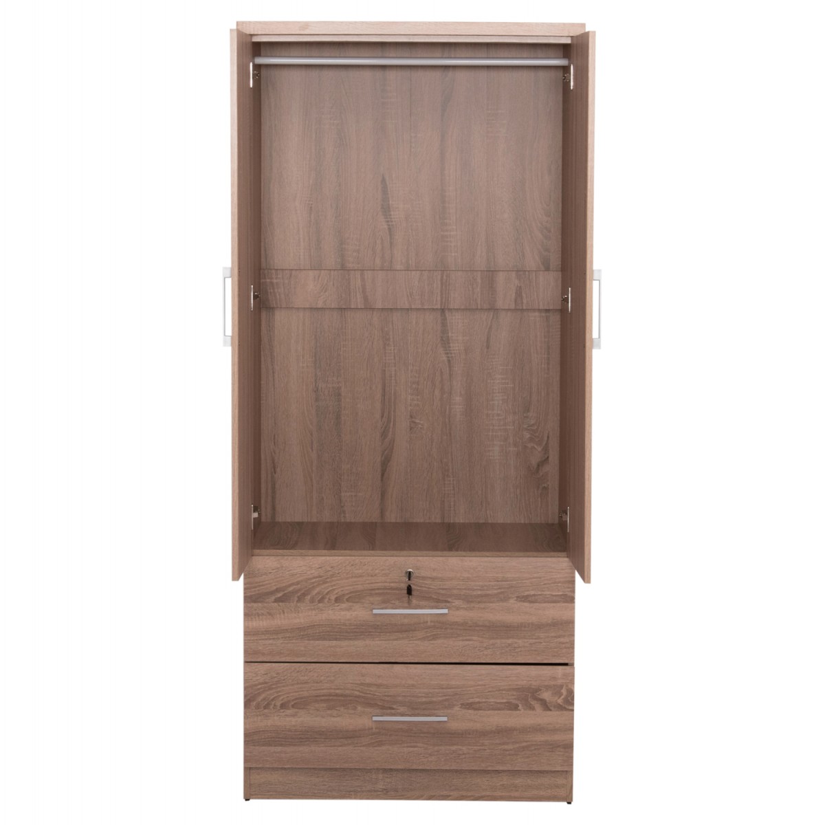 ΝΤΟΥΛΑΠΑ ΜΕ ΣΥΡΤΑΡΙΑ REINA HM2484.11 SONAMA OAK ΜΕΛΑΜΙΝΗ 80x48x183Υεκ.