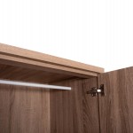 ΝΤΟΥΛΑΠΑ ΜΕ ΣΥΡΤΑΡΙΑ REINA HM2484.11 SONAMA OAK ΜΕΛΑΜΙΝΗ 80x48x183Υεκ.