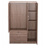 ΝΤΟΥΛΑΠΑ ΜΕ ΚΑΘΡΕΦΤΗ & ΣΥΡΤΑΡΙΑ JARRY HM2485.11 SONAMA OAK ΜΕΛΑΜΙΝΗ 119x48x183Υεκ