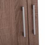 ΝΤΟΥΛΑΠΑ ΜΕ ΚΑΘΡΕΦΤΗ & ΣΥΡΤΑΡΙΑ JARRY HM2485.11 SONAMA OAK ΜΕΛΑΜΙΝΗ 119x48x183Υεκ