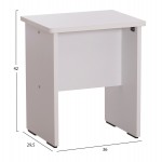 ΤΟΥΑΛΕΤΑ ΜΕ ΚΑΘΡΕΠΤΗ & ΣΚΑΜΠΟ CRYSTEL HM9938.01 ΜΕΛΑΜΙΝΗ ΛΕΥΚΗ 74x39x155Υεκ.