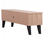 ΕΠΙΠΛΟ ΤΗΛΕΟΡΑΣΗΣ IREN HM2481.01 ΜΕΛΑΜΙΝΗ ΣΕ SONAMA OAK-ΜΑΥΡΟ 120x32,5-34x41Yεκ.