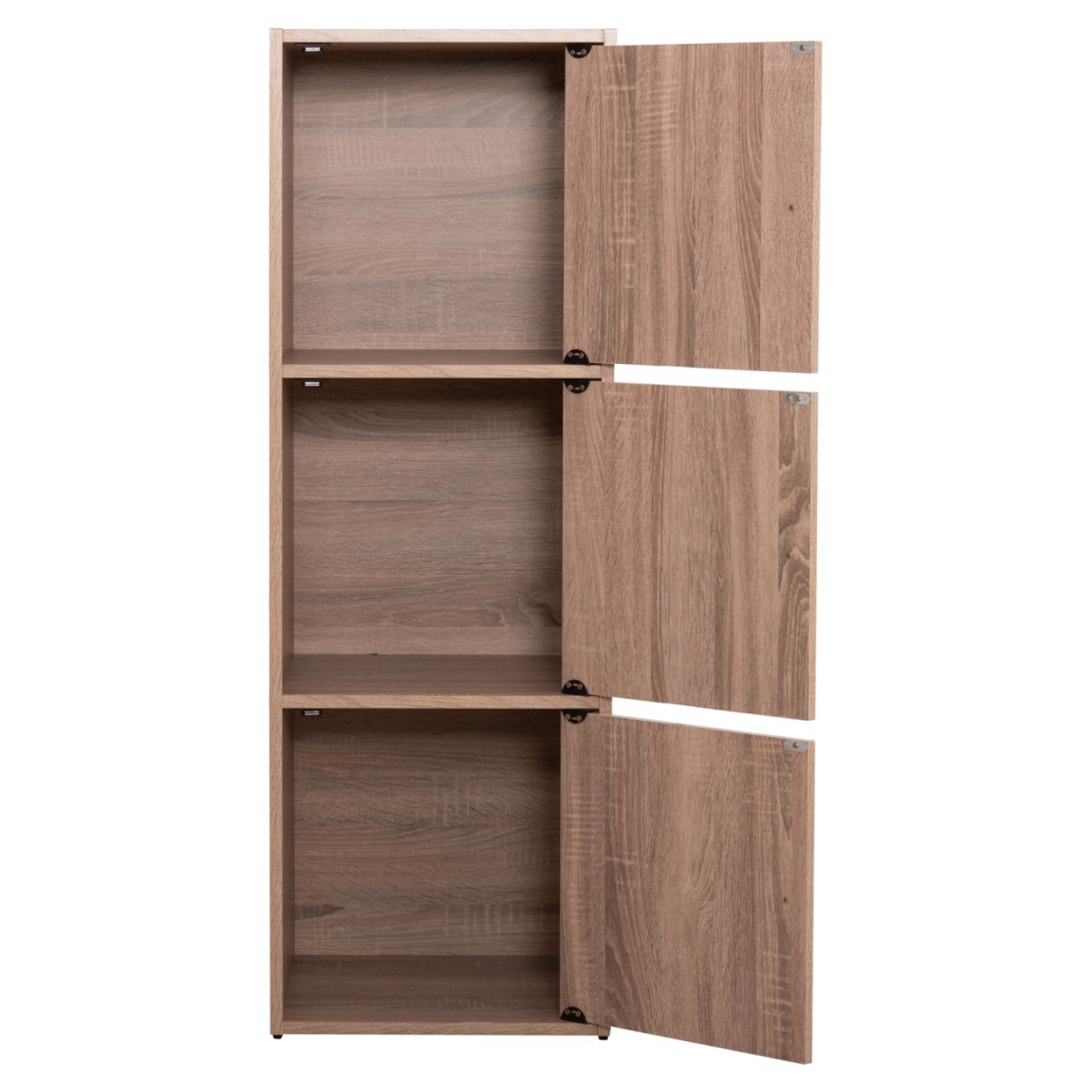 ΝΤΟΥΛΑΠΙ ΜΕ 3 ΑΠΟΘ. ΧΩΡΟΥΣ SORIANO HM9939.11 SONAMA OAK ΜΕΛΑΜΙΝΗ 40x39x119Υεκ.
