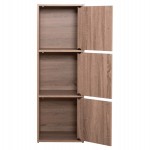 ΝΤΟΥΛΑΠΙ ΜΕ 3 ΑΠΟΘ. ΧΩΡΟΥΣ SORIANO HM9939.11 SONAMA OAK ΜΕΛΑΜΙΝΗ 40x39x119Υεκ.
