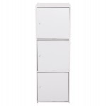 ΝΤΟΥΛΑΠΙ ΜΕ 3 ΑΠΟΘ. ΧΩΡΟΥΣ SORIANO HM9939.01 ΛΕΥΚΗ ΜΕΛΑΜΙΝΗ 40x39x119Υεκ.