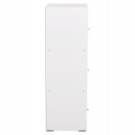 ΝΤΟΥΛΑΠΙ ΜΕ 3 ΑΠΟΘ. ΧΩΡΟΥΣ SORIANO HM9939.01 ΛΕΥΚΗ ΜΕΛΑΜΙΝΗ 40x39x119Υεκ.