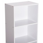 ΡΑΦΙΕΡΑ ΤΟΙΧΟΥ CUBICON HM9941.01 ΛΕΥΚΗ ΜΕΛΑΜΙΝΗ 38,5x23,5x80Υεκ.