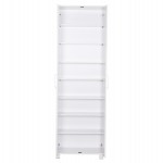 ΠΑΠΟΥΤΣΟΘΗΚΗ-ΝΤΟΥΛΑΠΑ CLUSE HM2403.03 ΜΕΛΑΜΙΝΗ ΛΕΥΚΟ ΧΡΩΜΑ 60Χ36,5Χ186,5Υεκ.