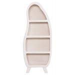 ΡΑΦΙΕΡΑ ΣΕΙΡΑ SANTORINI HM18067 MDF ΣΕ ΥΠΟΛΕΥΚΟ ΧΡΩΜΑ 80x38x196Υεκ.