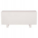 ΜΠΟΥΦΕΣ ΣΕΙΡΑ SANTORINI HM18068 MDF ΣΕ ΥΠΟΛΕΥΚΟ ΧΡΩΜΑ-3 ΠΟΡΤΕΣ 140x38x64Υεκ.