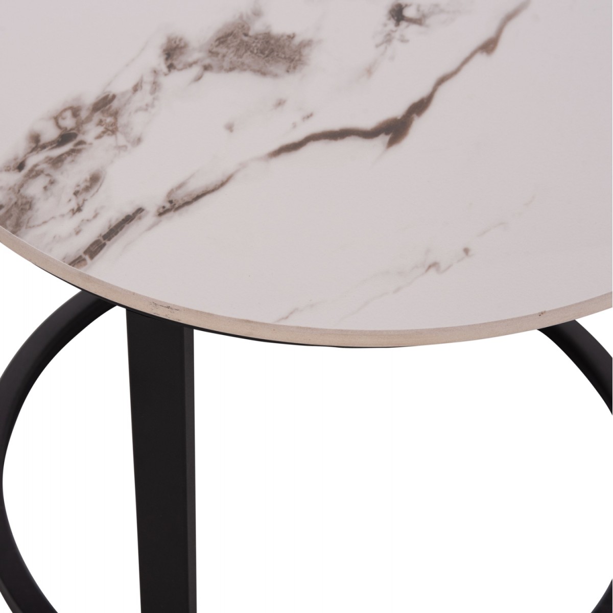 ΤΡΑΠΕΖΙ ΣΑΛΟΝΙΟΥ 2ΤΜΧ TALOS ΛΕΥΚΟ ΜΕ ΚΑΦΕ ΝΕΡΑ ΚΕΡΑΜΙΚΟ TOP HM18140.03 Φ70+Φ50