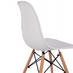 ΚΑΡΕΚΛΑ ΤΡΑΠΕΖΑΡΙΑΣ 2ΤΜΧ TWIST HM8460.21 ΛΕΥΚΟ PP--ΞΥΛΟ ΟΞΙΑΣ 46x50x82Υεκ.