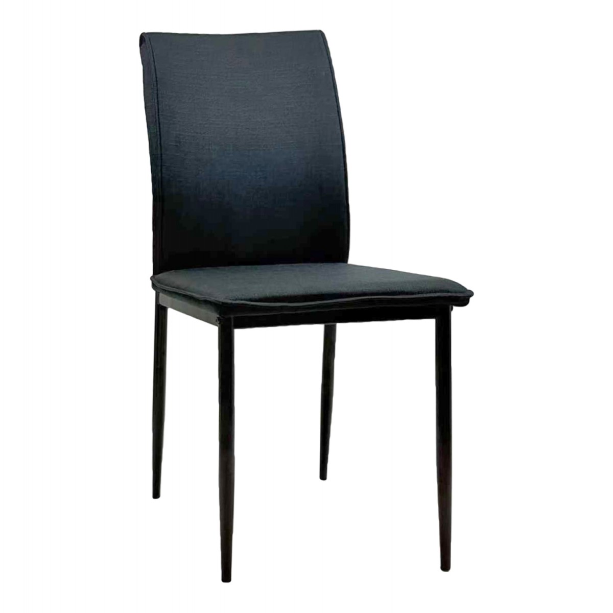 ΚΑΡΕΚΛΑ ΤΡΑΠΕΖΑΡΙΑΣ PERKY HM18347.02 ΜΑΥΡΟ ΥΦΑΣΜΑ & ΜΕΤΑΛΛΙΚΑ ΠΟΔΙΑ 42x58x89,5Υεκ