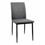 ΚΑΡΕΚΛΑ ΤΡΑΠΕΖΑΡΙΑΣ PERKY HM18347.01 ΓΚΡΙ ΥΦΑΣΜΑ-ΜΕΤΑΛ. ΠΟΔΙΑ ΜΑΥΡΑ 42x58x89,5Υεκ