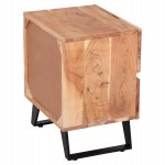 ΚΟΜΟΔΙΝΟ ALICIA HM8360.11 ΑΠΟ ΜΑΣΙΦ ΞΥΛΟ ΑΚΑΚΙΑΣ 45x35x56Yεκ.