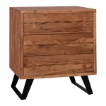 ΣΥΡΤΑΡΙΕΡΑ FANSI 3ΣΥΡΤΑΡΙΑ ΑΠΟ ΜΑΣΙΦ ΞΥΛΟ ΑΚΑΚΙΑΣ 80x35x86Υεκ. HM8474.11