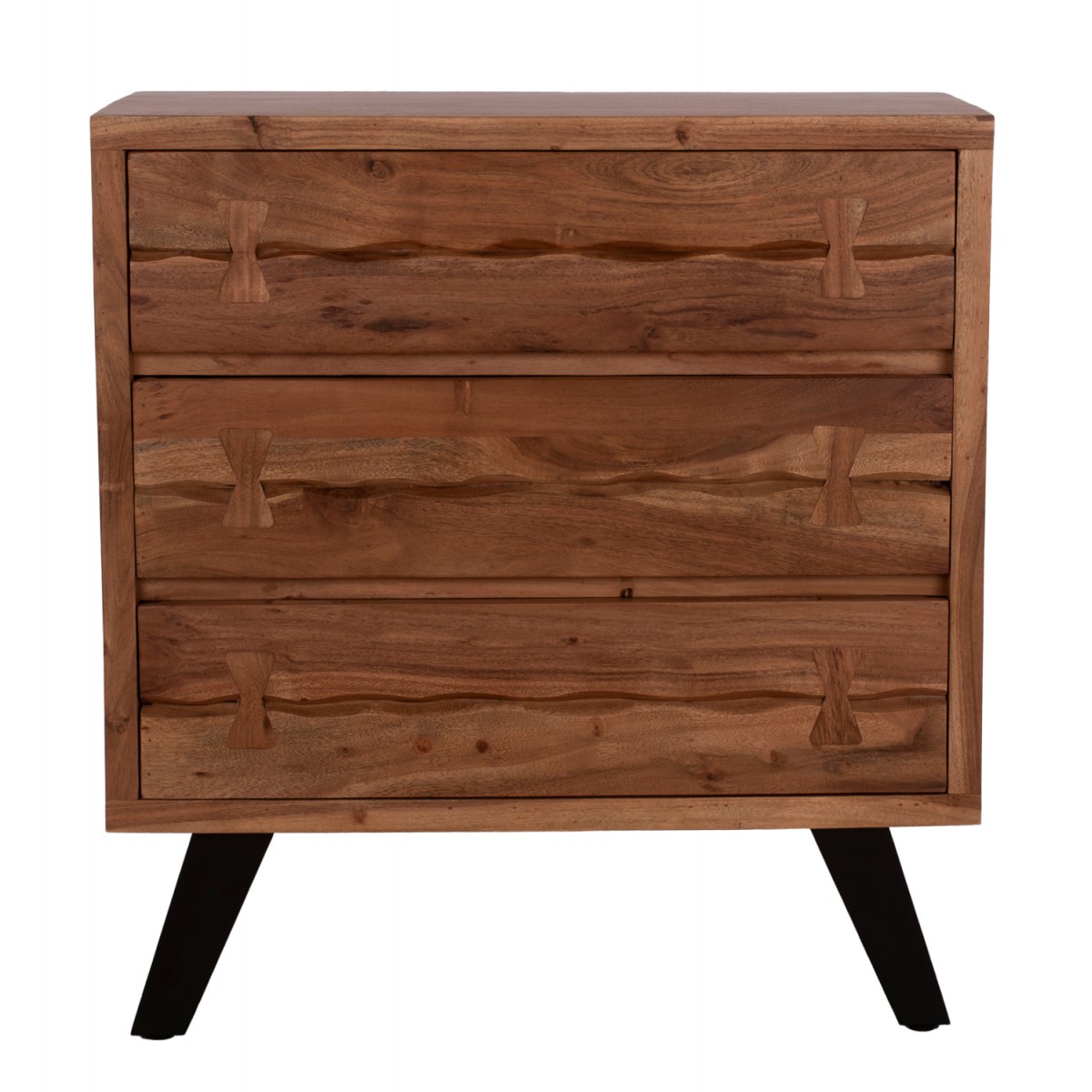 ΣΥΡΤΑΡΙΕΡΑ FANSI 3ΣΥΡΤΑΡΙΑ ΑΠΟ ΜΑΣΙΦ ΞΥΛΟ ΑΚΑΚΙΑΣ 80x35x86Υεκ. HM8474.11