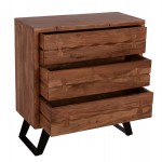 ΣΥΡΤΑΡΙΕΡΑ FANSI 3ΣΥΡΤΑΡΙΑ ΑΠΟ ΜΑΣΙΦ ΞΥΛΟ ΑΚΑΚΙΑΣ 80x35x86Υεκ. HM8474.11