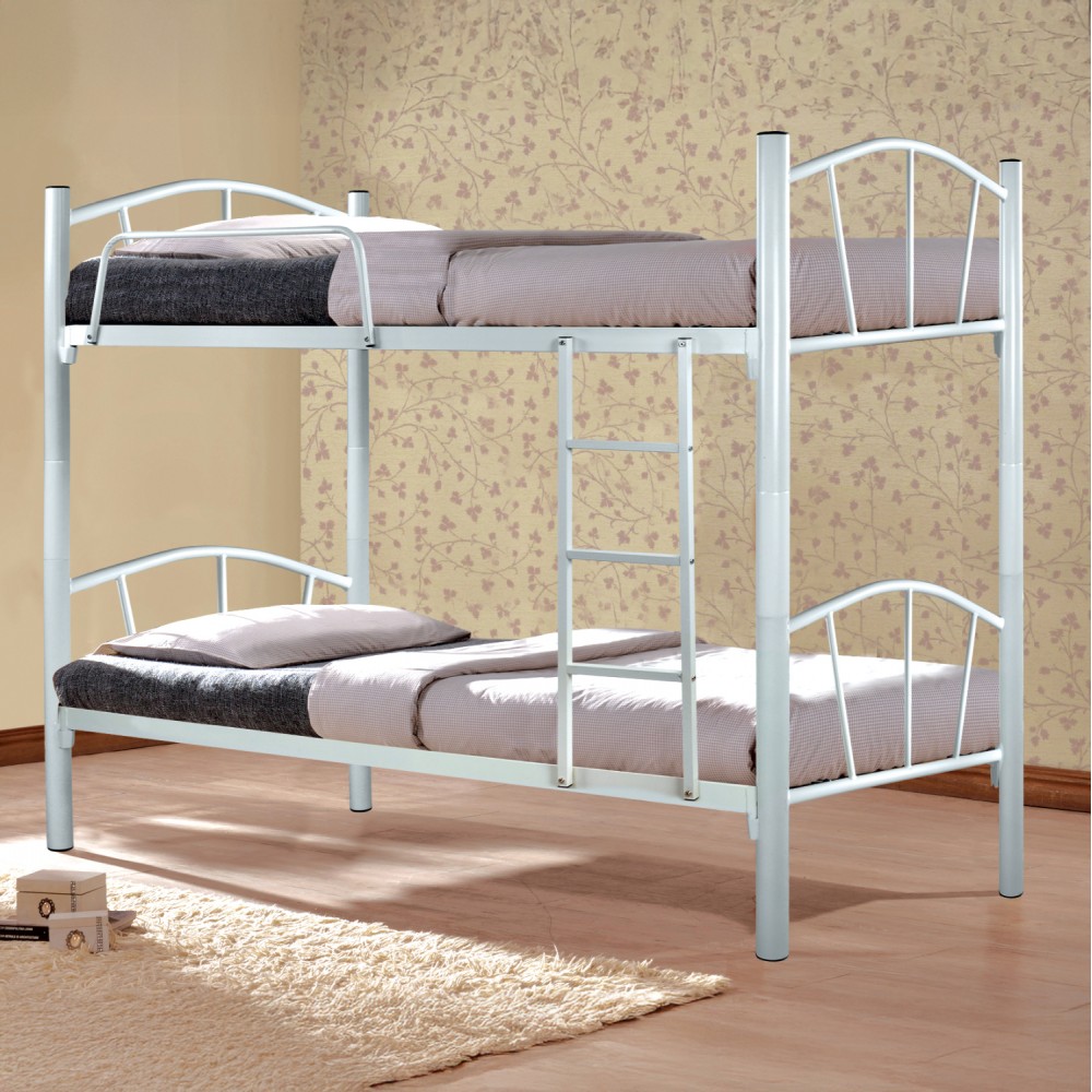 ΚΟΥΚΕΤΑ ΚΡΕΒΑΤΙ ΜΕΤΑΛΛΙΚΗ FLOOR HM328.02 ΛΕΥΚΗ 90Χ190 εκ.