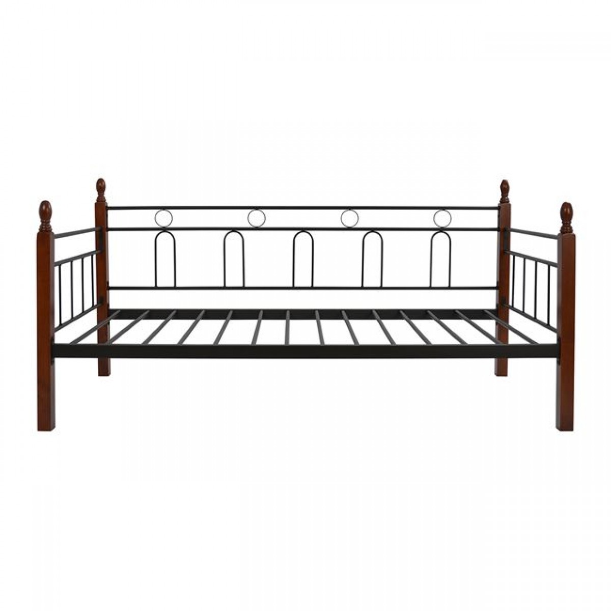 ΚΑΝΑΠΕΣ ΚΡΕΒΑΤΙ REVEN ΣΤΡΩΜΑ 90Χ190 εκ ΜΕΤΑΛΛΟ ΚΑΙ ΞΥΛΟ HM367