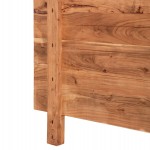 ΚΡΕΒΑΤΙ ALICIA ΑΠΟ ΜΕΤΑΛΛΟ ΚΑΙ ΜΑΣΙΦ ΞΥΛΟ ΑΚΑΚΙΑΣ 217x180,5x94Yεκ.(ΣΤΡΩΜΑ 160Χ200)HM8359.11