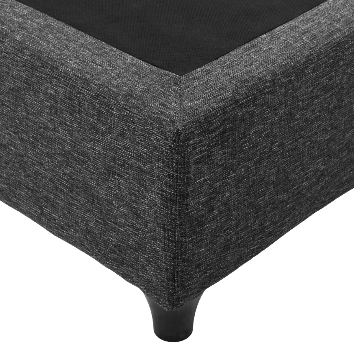 ΚΡΕΒΑΤΙ SOLEDAD ΑΠΟ ΓΚΡΙ ΥΦΑΣΜΑ HM644.01 ΓΙΑ ΣΤΡΩΜΑ 150x200 εκ.