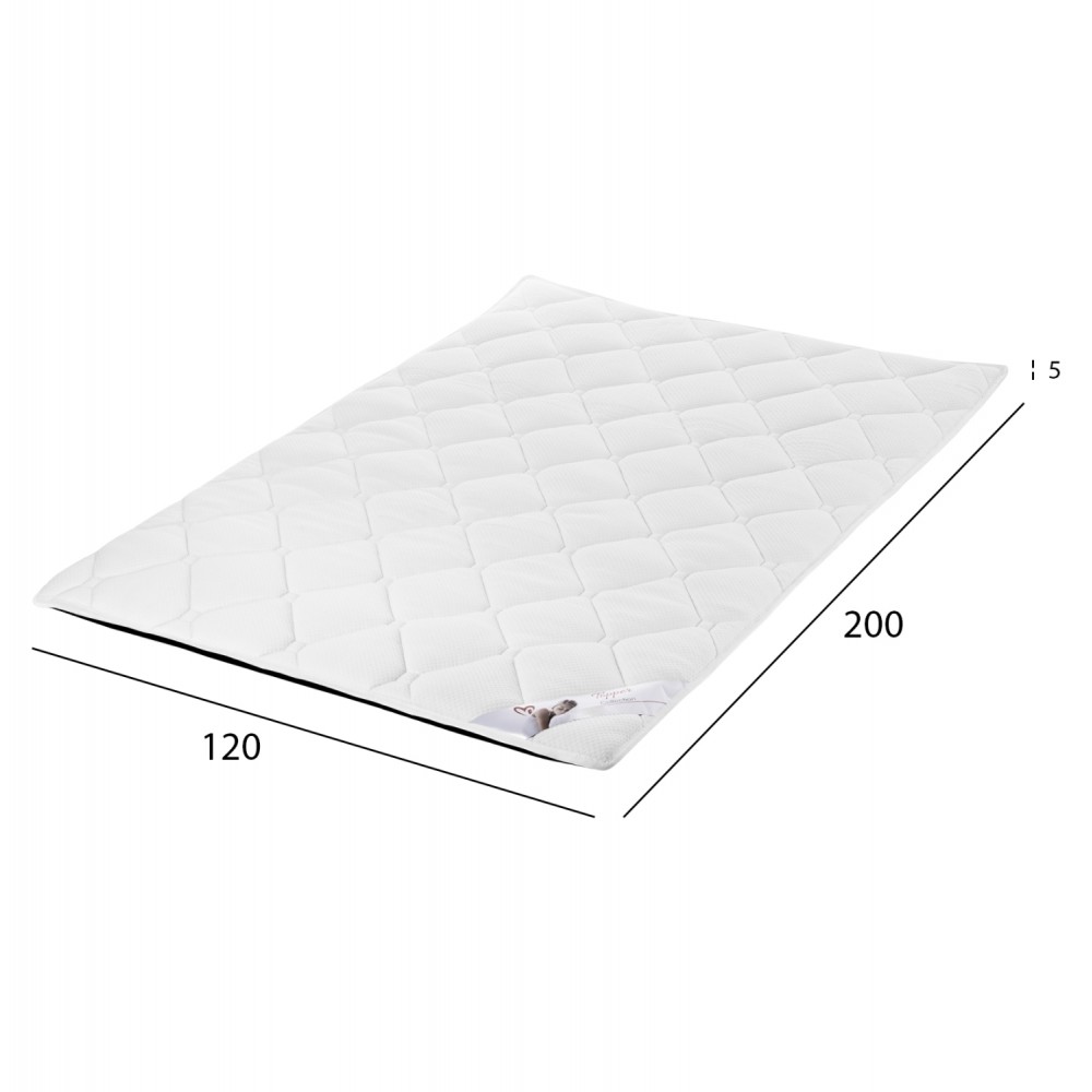 ΑΝΩΣΤΡΩΜΑ ΑΦΡΟΥ HM670.08 ΛΕΥΚΟ 120x200x5Y εκ.