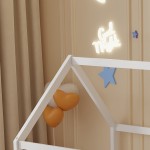 ΚΡΕΒΑΤΙ ΠΑΙΔΙΚΟ PEPE HM677.03 τ.MONTESSORI ΞΥΛΟ ΠΕΥΚΟ ΛΕΥΚΟ- 190x90εκ