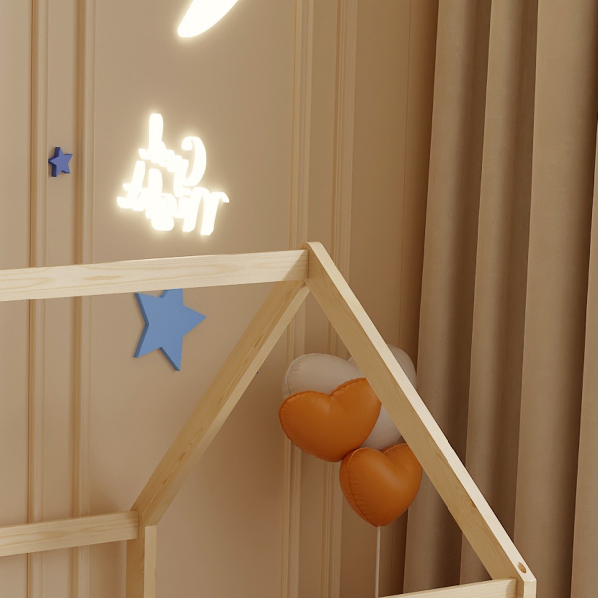 ΚΡΕΒΑΤΙ ΠΑΙΔΙΚΟ PEPE HM677.01 τ.MONTESSORI ΞΥΛΟ ΠΕΥΚΟ ΦΥΣΙΚΟ- 190x90εκ