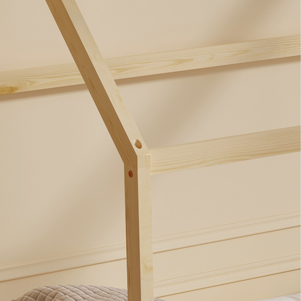 ΚΡΕΒΑΤΙ ΠΑΙΔΙΚΟ PEPE HM677.01 τ.MONTESSORI ΞΥΛΟ ΠΕΥΚΟ ΦΥΣΙΚΟ- 190x90εκ