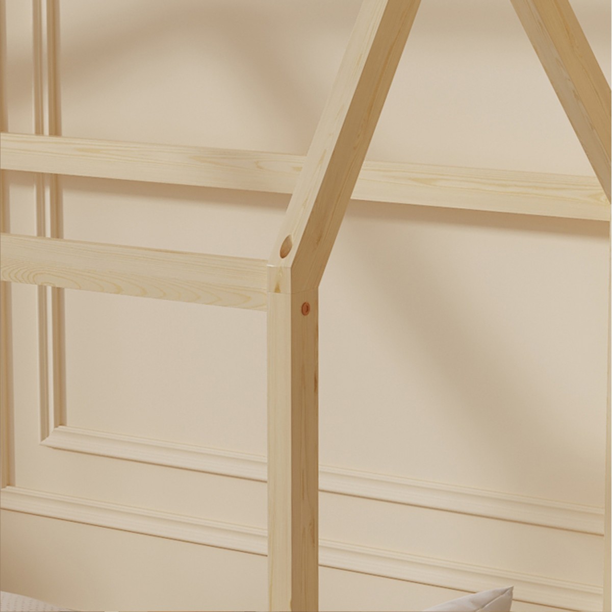 ΚΡΕΒΑΤΙ ΠΑΙΔΙΚΟ PEPE HM678.01 τ.MONTESSORI ΞΥΛΟ ΠΕΥΚΟ ΦΥΣΙΚΟ- 140x70εκ