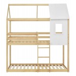 ΠΑΙΔΙΚΗ ΚΟΥΚΕΤΑ ΣΠΙΤΑΚΙ τ.MONTESSORI HOOD HM705.01 ΞΥΛΟ ΠΕΥΚΟΥ ΣΕ ΦΥΣΙΚΟ-ΣΤΡΩΜΑΤΑ 190x90εκ