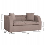 ΚΑΝΑΠΕΣ ΚΡΕΒΑΤΙ ILSA HM3284 ΜΠΕΖ ΑΛΕΚΙΑΣΤΟ ΥΦΑΣΜΑ ΑΝΑΔΙΠΛΟΥΜΕΝΟ ΜΕ ΣΤΡΩΜΑ 160x88x68Υ