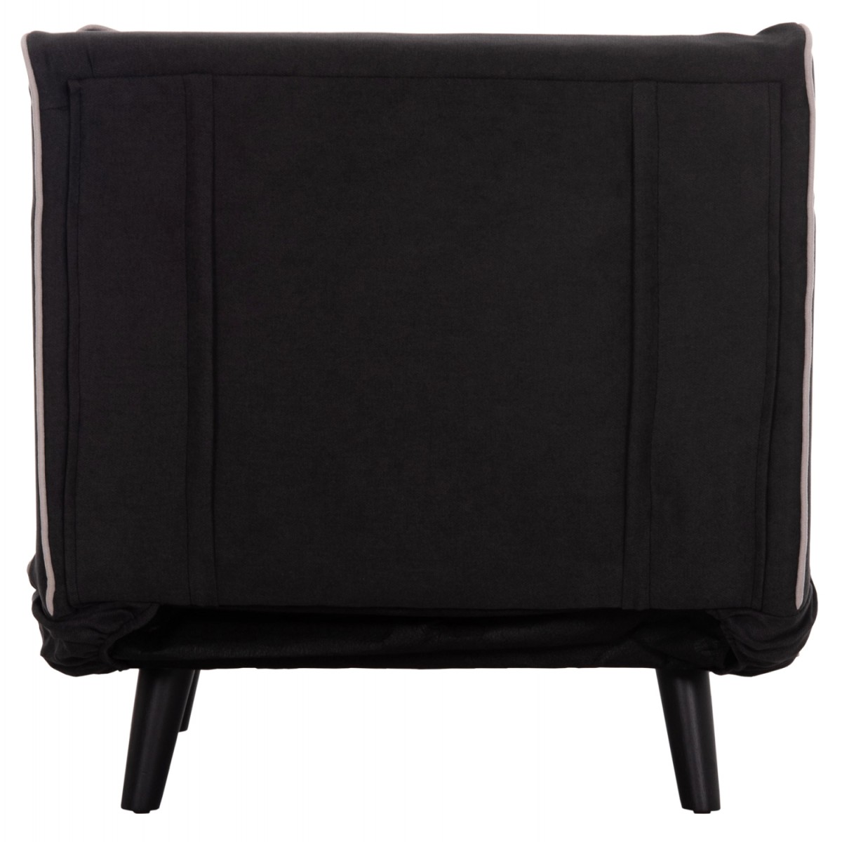 ΠΟΛΥΘΡΟΝΑ ΚΡΕΒΑΤΙ BRAXTON HM8425.03 ΜΑΥΡΟ ΥΦΑΣΜΑ 78x88x78Υεκ.