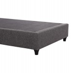 ΚΡΕΒΑΤΙ-ΥΠΟΣΤΡΩΜΑ SIGGY HM722.10 ΧΩΡΙΣ ΑΠΟΘ.ΧΩΡΟ--ΓΚΡΙ ΥΦΑΣΜΑ--ΓΙΑ 90Χ200εκ.