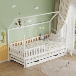 ΠΑΙΔΙΚΟ ΚΡΕΒΑΤΙ 3 ΣΕ 1 PHYLLIS HM723.03 ΞΥΛΟ ΠΕΥΚΟΥ ΛΕΥΚΟ 206x97x166Υεκ.