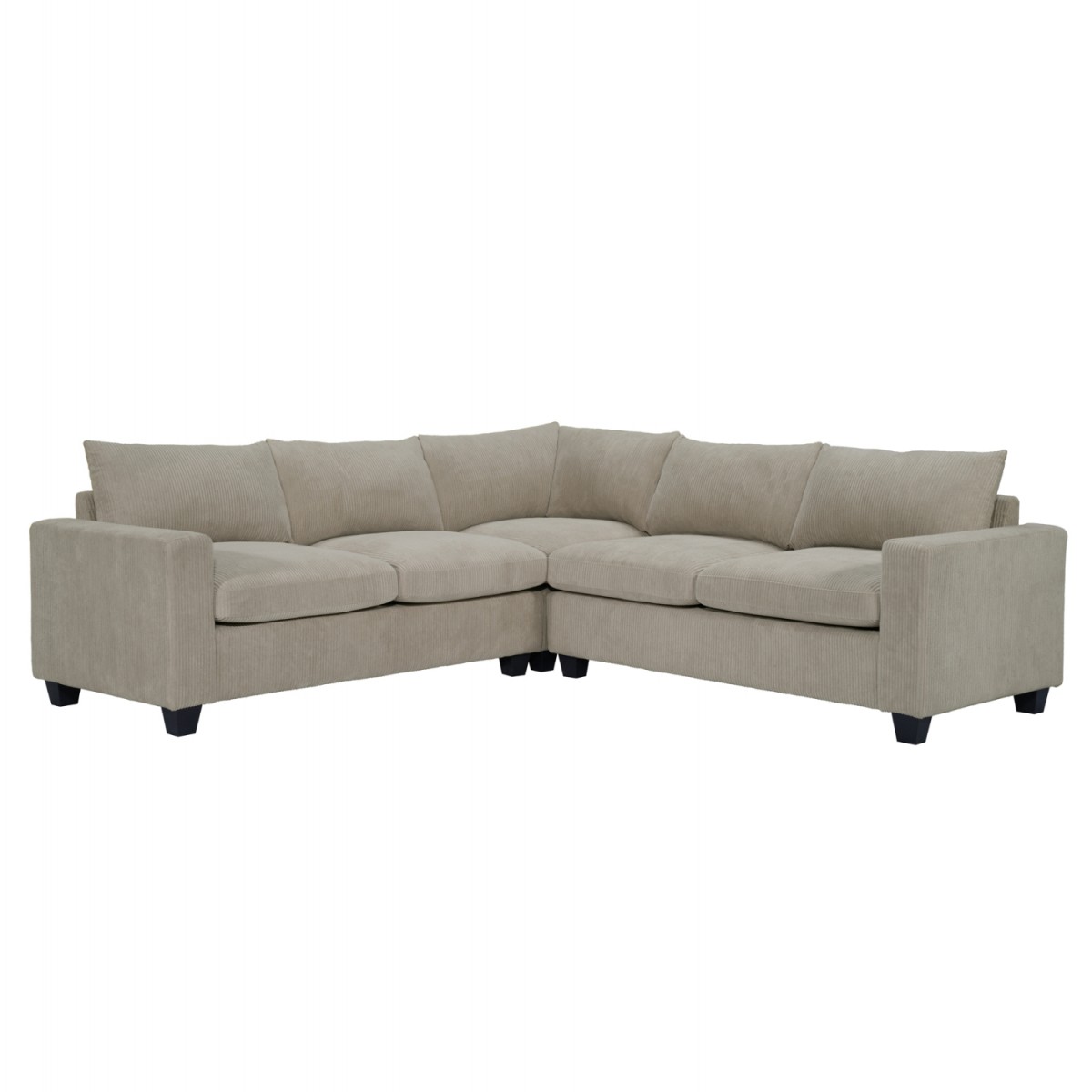 ΓΩΝΙΑΚΟΣ ΚΑΝΑΠΕΣ CALDER HM3286.03 ΜΠΕΖ ΥΦΑΣΜΑ 254x254x91Υεκ.