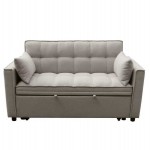 ΚΑΝΑΠΕΣ ΚΡΕΒΑΤΙ 2-ΘΕΣΙΟΣ BORG HM3289.03 ΜΠΕΖ ΥΦΑΣΜΑ 142x94x78Υεκ