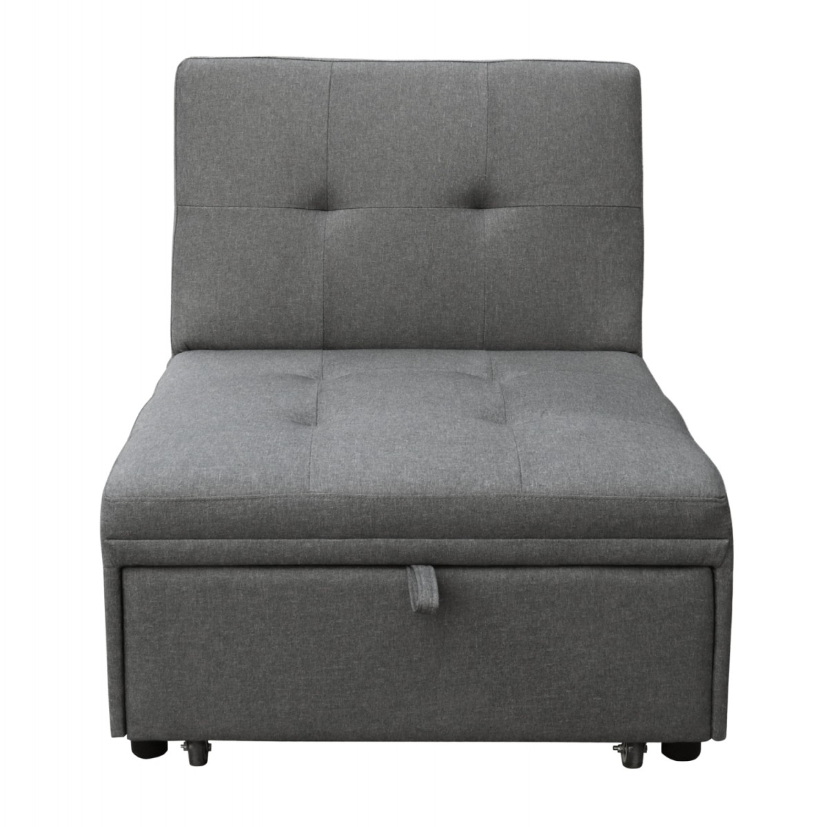 ΠΟΛΥΘΡΟΝΑ-ΚΡΕΒΑΤΙ LIBRE HM3295.01 ΓΚΡΙ ΥΦΑΣΜΑ 75x106x89Υεκ.