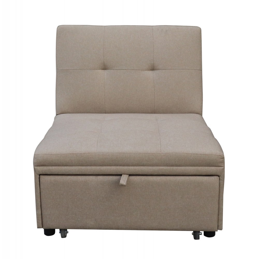 ΠΟΛΥΘΡΟΝΑ-ΚΡΕΒΑΤΙ LIBRE HM3295.03 ΜΠΕΖ ΥΦΑΣΜΑ 75x106x89Υεκ.