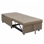 ΠΟΛΥΘΡΟΝΑ-ΚΡΕΒΑΤΙ LIBRE HM3295.03 ΜΠΕΖ ΥΦΑΣΜΑ 75x106x89Υεκ.