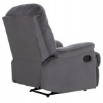 ΠΟΛΥΘΡΟΝΑ RELAX BRAYLEN HM3298.01 ΓΚΡΙ ΒΕΛΟΥΔΟ 85x90x95Υεκ.