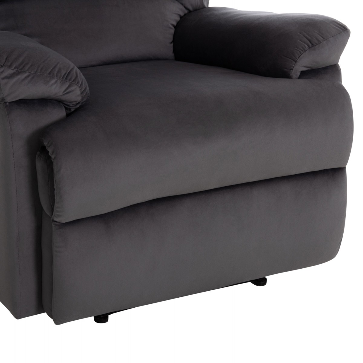 ΠΟΛΥΘΡΟΝΑ RELAX BRAYLEN HM3298.01 ΓΚΡΙ ΒΕΛΟΥΔΟ 85x90x95Υεκ.